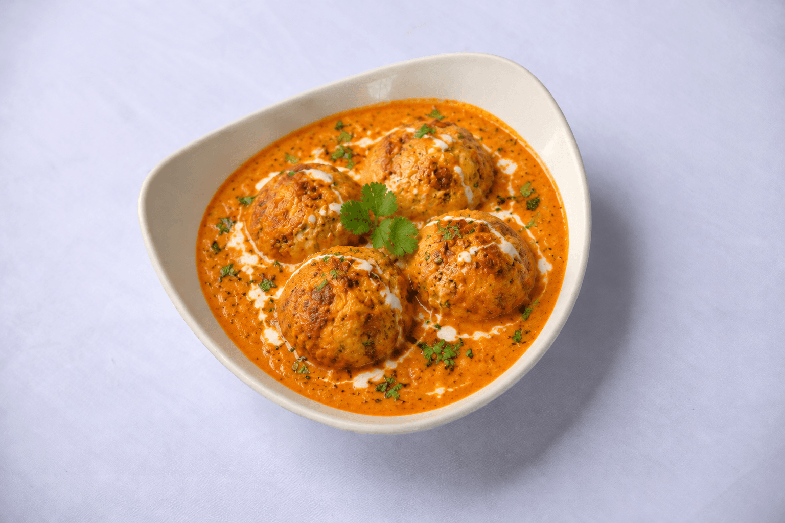 Nawabi Malai Kofta, served at India Oven Sacramento