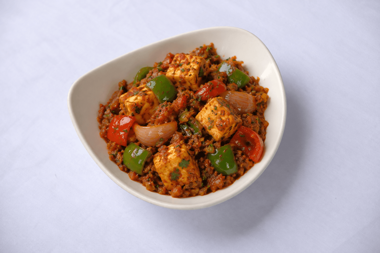 Paneer Kadhai, served at India Oven Sacramento