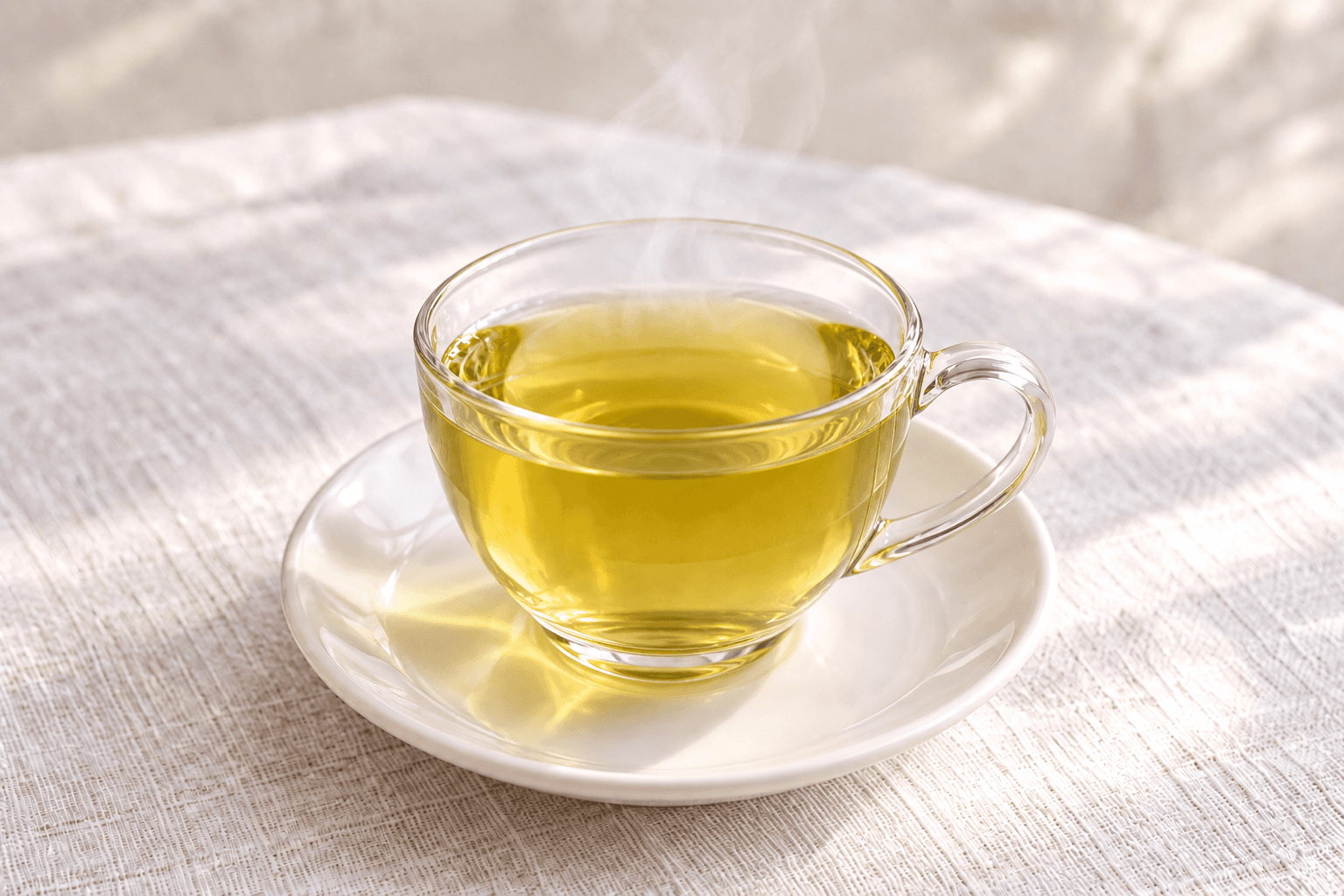 green tea, served at India Oven Sacramento