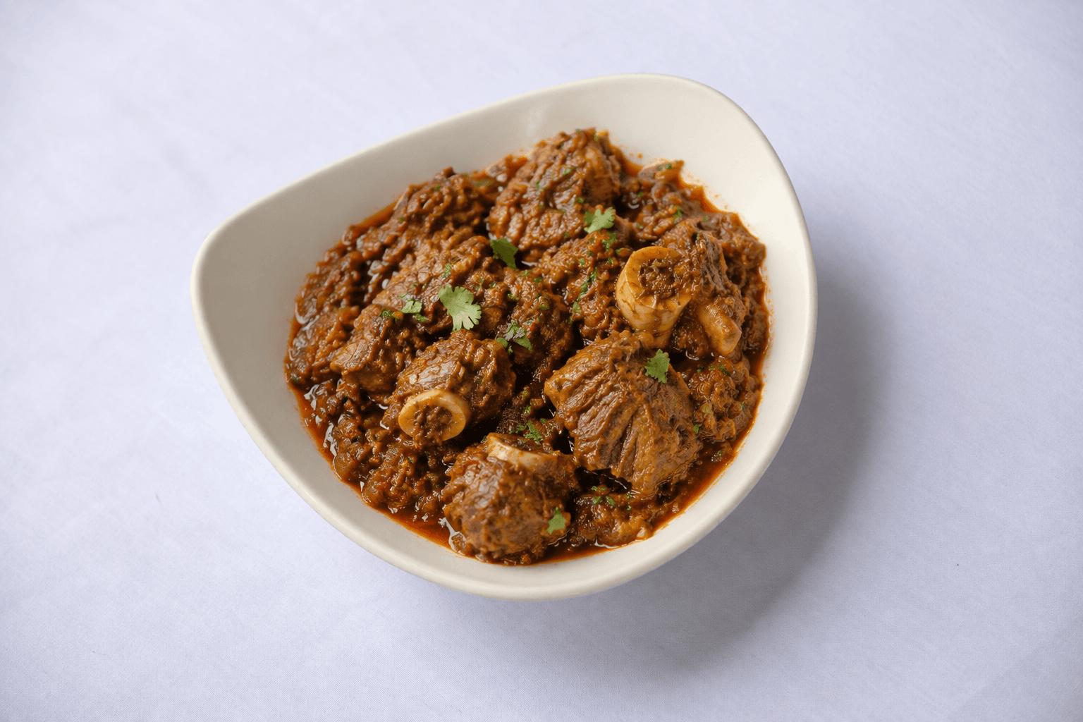 Punjabi Goat Curry, served at India Oven Sacramento