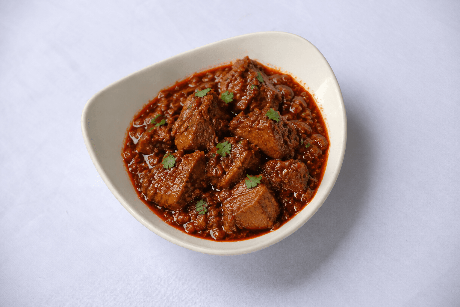 Lamb Vindaloo, served at India Oven Sacramento