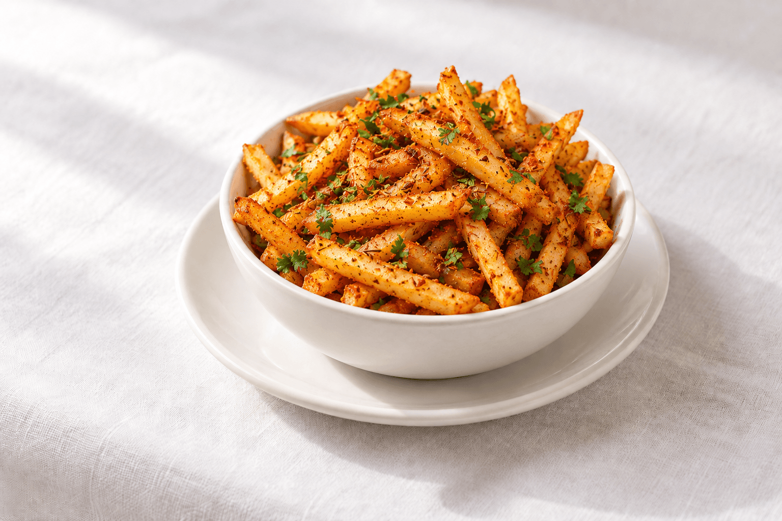 Masala Fries, served at India Oven Sacramento