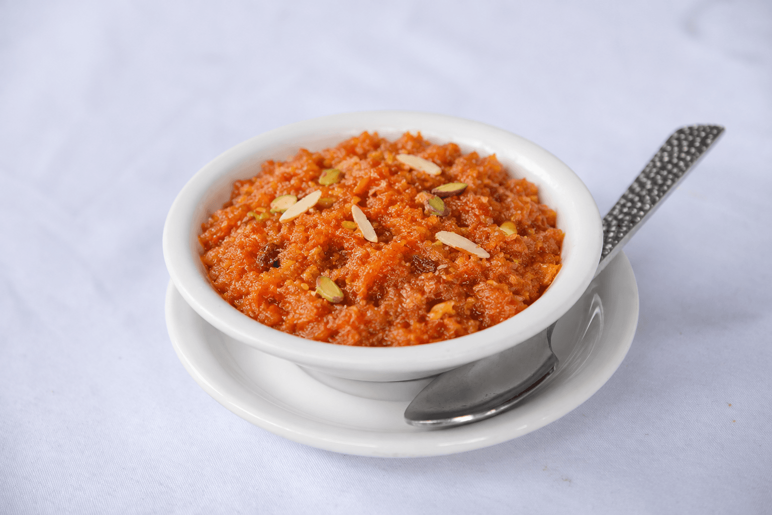 Carrot Halva, served at India Oven Sacramento