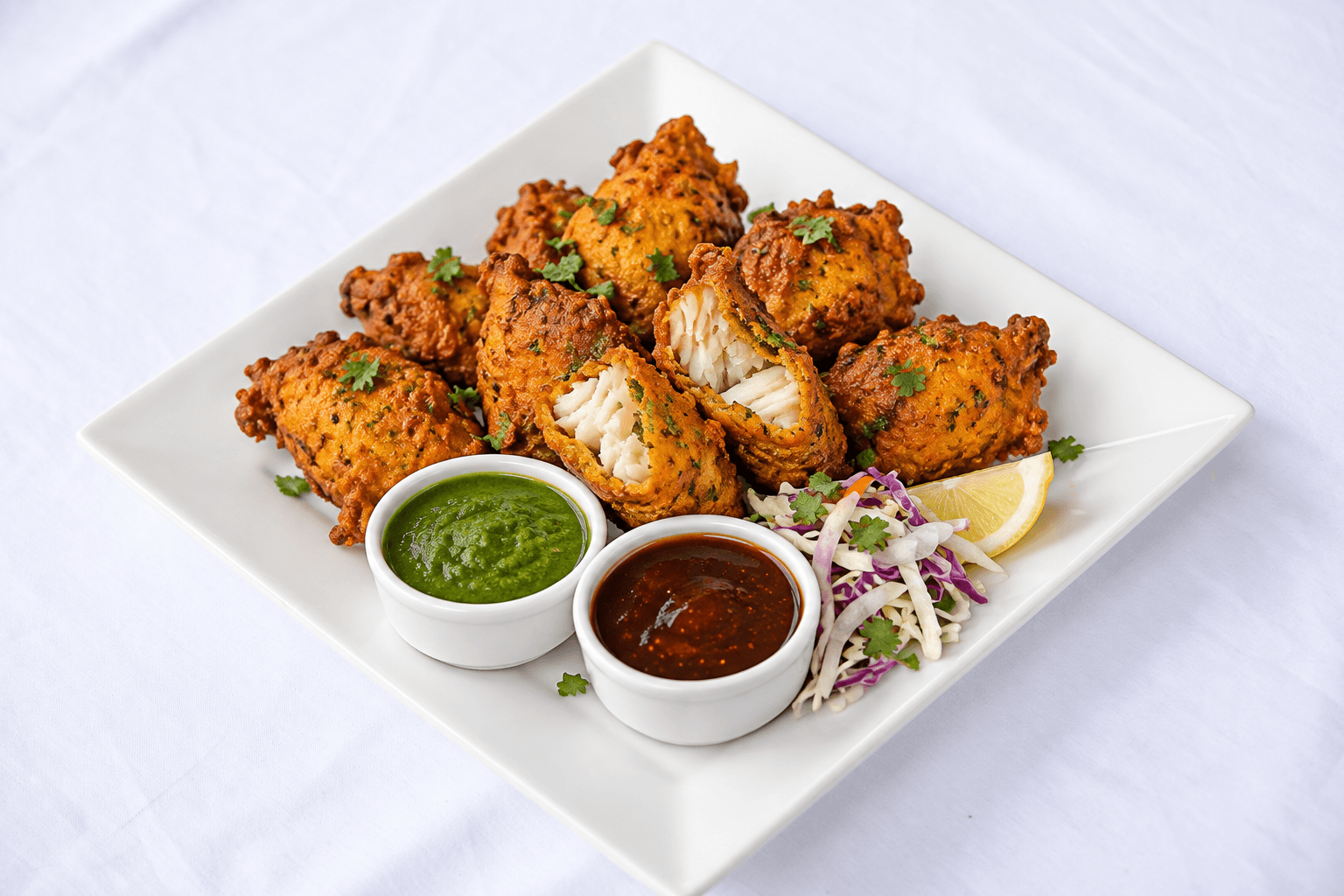 Amritsari Fish Pakora, served at India Oven Sacramento