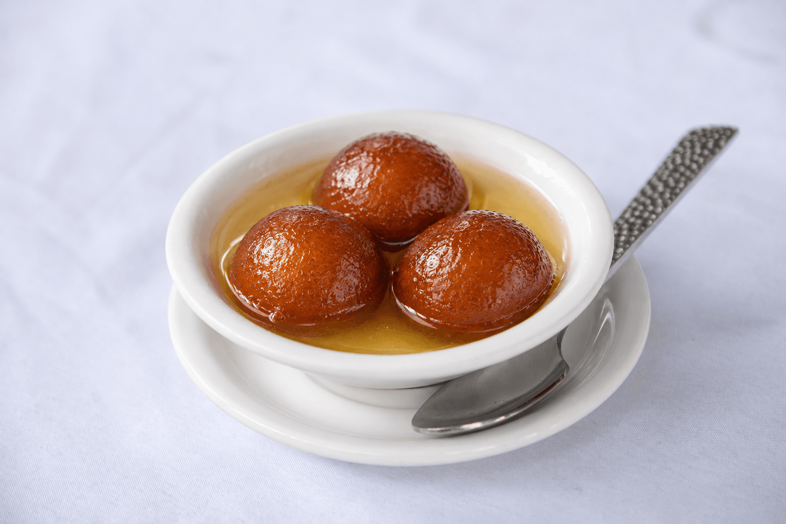 Gulab Jamun, served at India Oven Sacramento