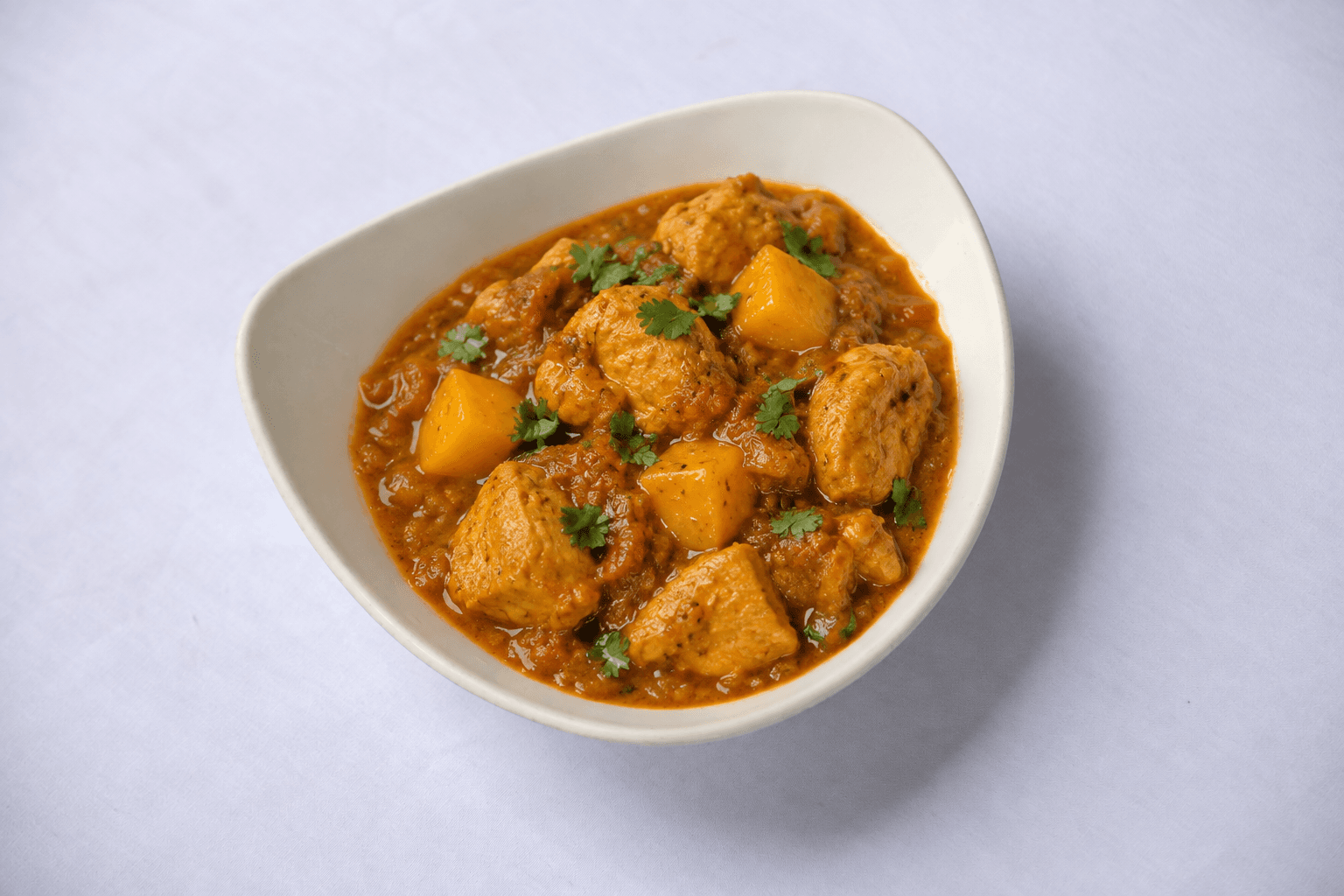 Mango Chicken, served at India Oven Sacramento