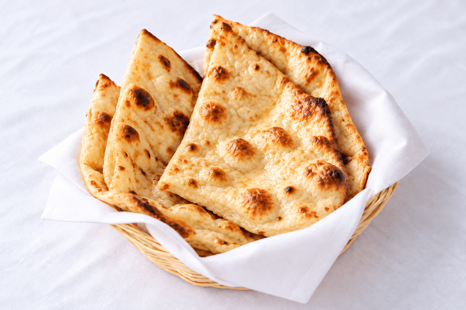 Butter Naan, served at India Oven Sacramento