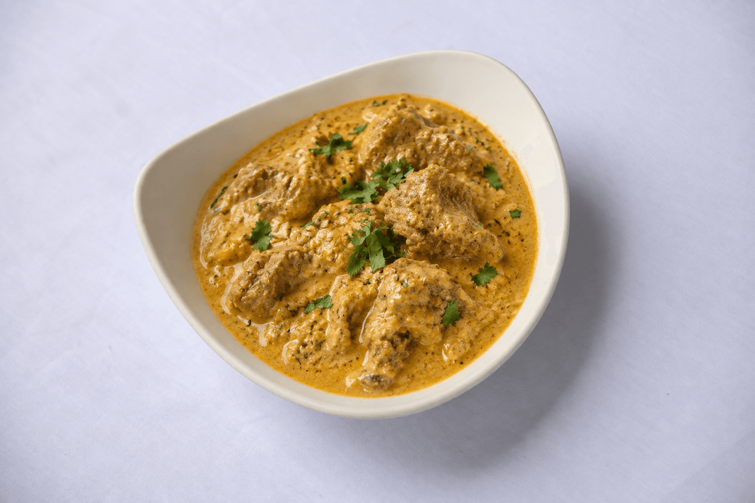 Lamb Shahi Korma, party tray catering selection at India Oven in Auburn