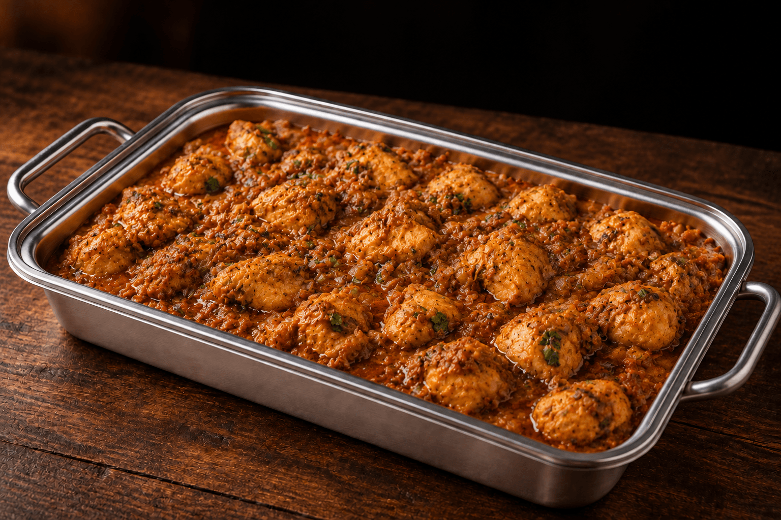 Chicken Curry Tray, party tray catering selection at India Oven in El Dorado Hills