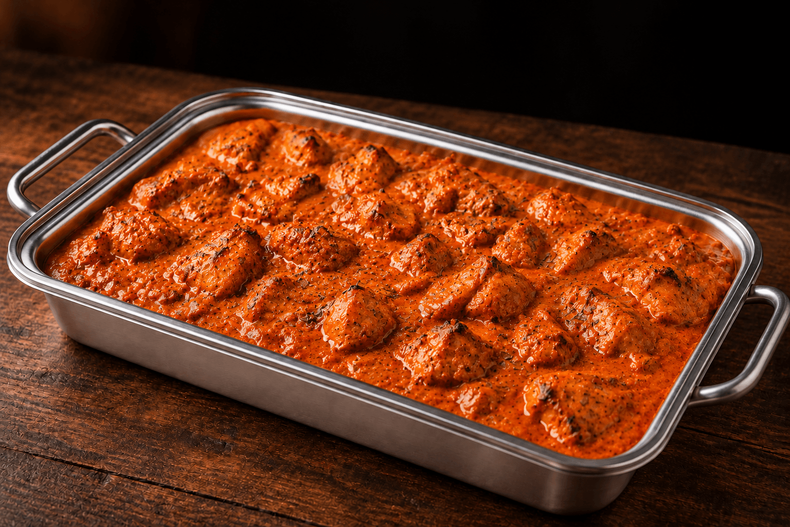 Butter Chicken Tray, party tray catering selection at India Oven in Grass Valley
