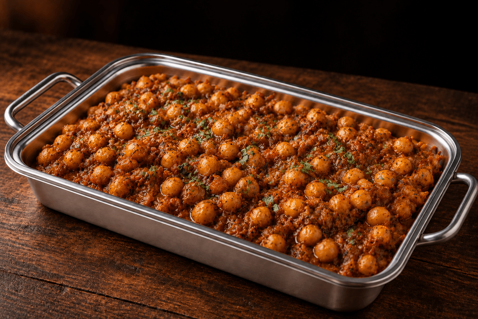 Chole Tray, party tray catering selection at India Oven in Elk Grove