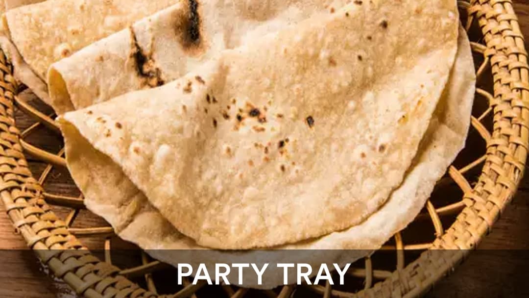 Roti Tray, party tray catering selection at India Oven in Sacramento